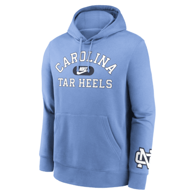 Sudadera con gorro sin cierre universitaria Nike para hombre North Carolina Tar Heels Legacy Club Foundational