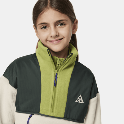 Túnica holgada para niños talla grande Nike ACG "Wolf Tree"