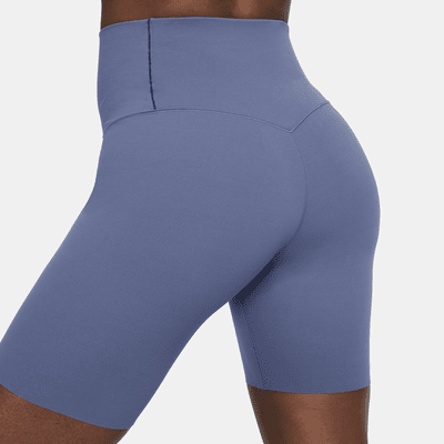 Shorts de ciclista de cintura alta de 20 cm con soporte suave para mujer Nike Zenvy