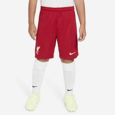 Liverpool FC 2023/24 Stadium Home Big Kids' Nike Dri-FIT Soccer Shorts