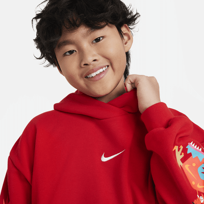 Nike Sportswear Icon Fleece "Lunar New Year" Big Kids' Hoodie