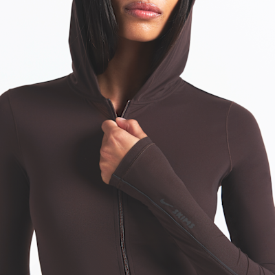 Sudadera con gorro y cierre completo para mujer NikeSKIMS Weightless Layers