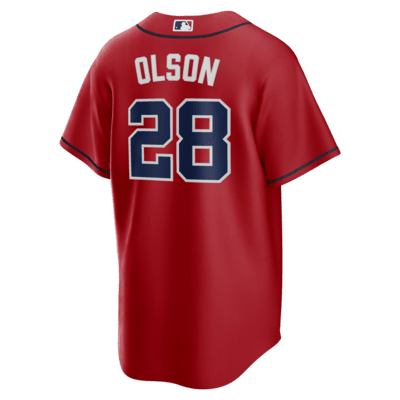 Jersey de béisbol Replica para hombre MLB Atlanta Braves (Matt Olson)