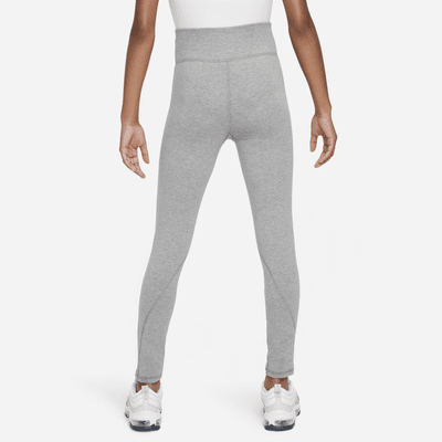 nike heather grey leggings