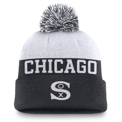 Chicago White Sox Rewind Peak Men's Nike MLB Cuffed Pom Beanie