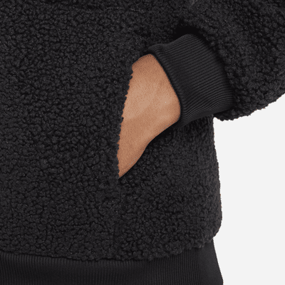 Felpa con cappuccio per l'inverno con zip a tutta lunghezza Nike Sportswear Club Fleece – Ragazzo/a