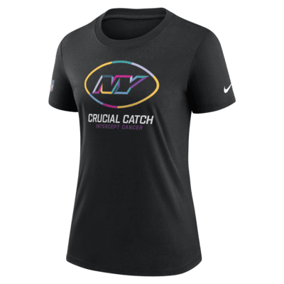 Playera Nike de la NFL para mujer New York Jets Crucial Catch