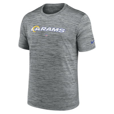 Los Angeles Rams Nike Dri-FIT UV Coach Short Sleeve T Shirt - Mens