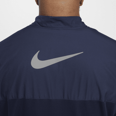 Męska wodoodporna koszulka do biegania z zamkiem 1/2 Therma-FIT Nike Sphere