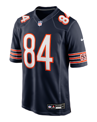 Мужские джерси Colston Loveland Chicago Bears 2025 NFL Draft First Round Pick Nike NFL Game Jersey