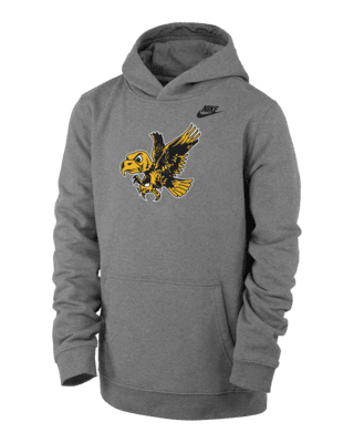 Подростковое худи Iowa Club Fleece Big Kids' (Boys') Nike College Pullover Hoodie