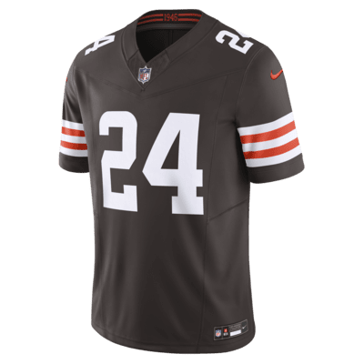 Jersey de fútbol americano Nike Dri-FIT de la NFL Limited para hombre Nick Chubb Cleveland Browns