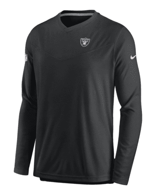 Nike Dri-FIT Lockup Coach UV (NFL Las Vegas Raiders) Men's Long-Sleeve Top.