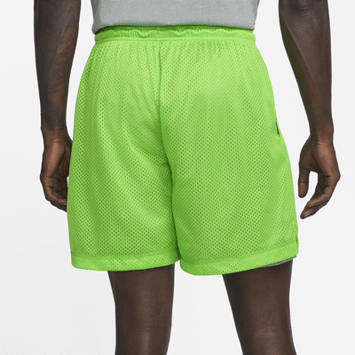 Nike Men's Dri-FIT Standard Issue Reversible 6 Basketball Shorts in Black, Size: 2XL | DQ5722-010