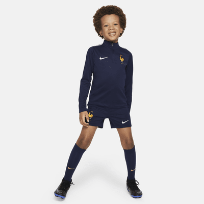 FFF Academy Pro Nike Dri-FIT voetbaltrainingstop voor kleuters