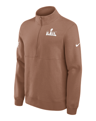 Мужские  Super Bowl LX Nike NFL 1/2-Zip Crew