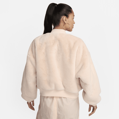 Nike Sportswear Women's Reversible Faux Fur Bomber Jacket