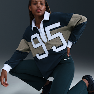 Pants acampanados de tiro alto para mujer Nike Sportswear Classic