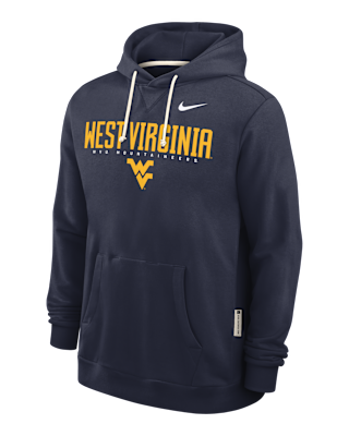 Мужское худи West Virginia Sideline Nike Dri-FIT College Pullover Hoodie