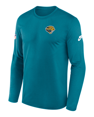 Мужская футболка Jacksonville Jaguars Alt Legend Small Logo Nike Dri-FIT NFL Long-Sleeve