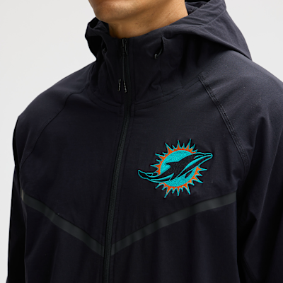 Miami Dolphins Rivalries Collection Tech Men's Nike NFL Full-Zip Jacket