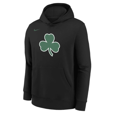 Sudadera con gorro sin cierre Nike de la NBA para niños talla grande Boston Celtics Club Fleece