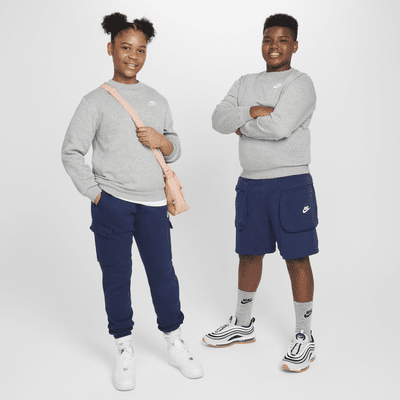 Nike Sportswear Club Fleece Big Kids' Sweatshirt (Extended Size)