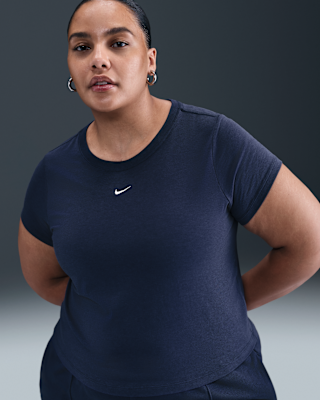Женская футболка Nike Sportswear Chill Knit Cropped (Plus Size)