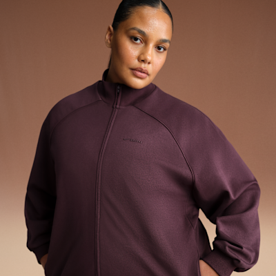 NikeSKIMS Matte Tricot Women's Oversized Full-Zip Track Jacket