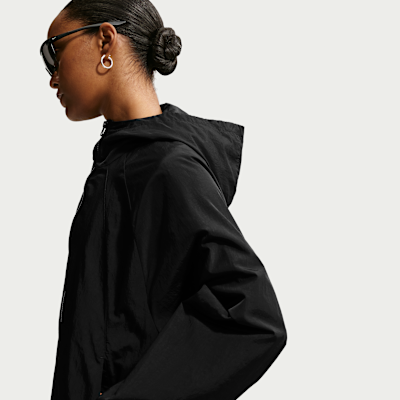 Chamarra con gorro Nike Sportswear oversized para mujer