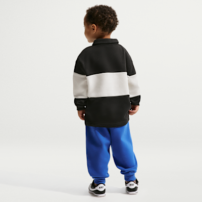 Nike Club Toddler French Terry Long-Sleeve Rugby Polo