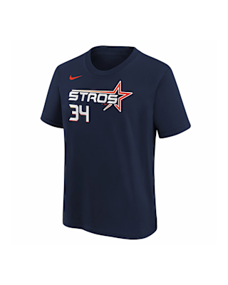Детская футболка Houston Astros Nolan Ryan City Connect Big Kids' Nike MLB