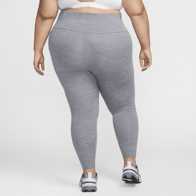 Leggings de tiro alto de 7/8 con bolsillos para mujer (talla grande) Nike One