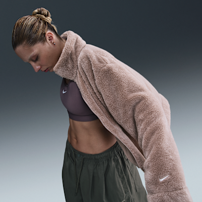 Chamarra de tejido Fleece gruesa para mujer Nike Sportswear Essential