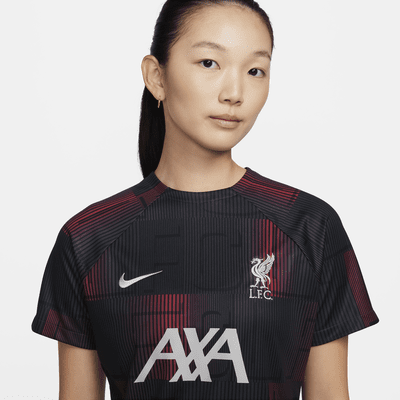 Liverpool F.C. Academy Pro Women's Nike Dri-FIT Football Pre-Match Short-Sleeve Top