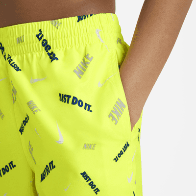 Nike Logofetti Big Kids' (Boys') 8" Swim Trunks