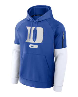 Мужское худи Duke Blue Devils Fitness Men’s Nike Therma College Pullover Hoodie для тренировок