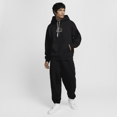 Felpa in fleece con cappuccio Nike Solo Swoosh – Uomo