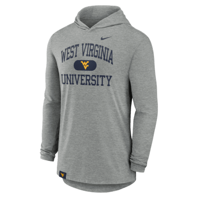 West Virginia Mountaineers Blitz Men's Nike Dri-FIT College Long-Sleeve Hooded T-Shirt