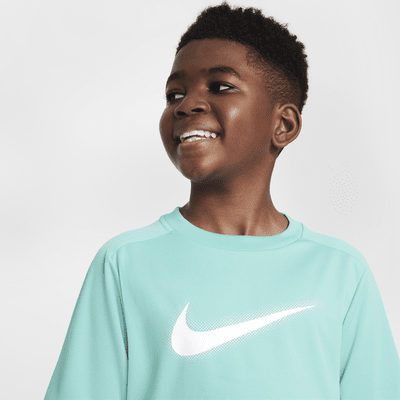 Nike Multi Dri-FIT Trainingsoberteil mit Grafik für ältere Kinder (Jungen)