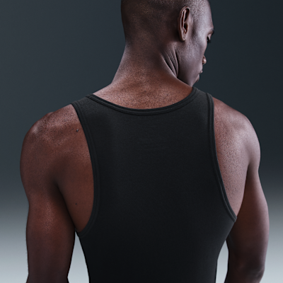 Camiseta interior de ajuste slim con cuello redondo para hombre Nike Dri-FIT Essential Cotton Stretch (paquete de 2)