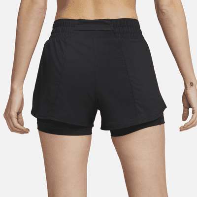 Nike Dri-FIT One Women's Mid-Rise 8cm (approx.) 2-in-1 Shorts