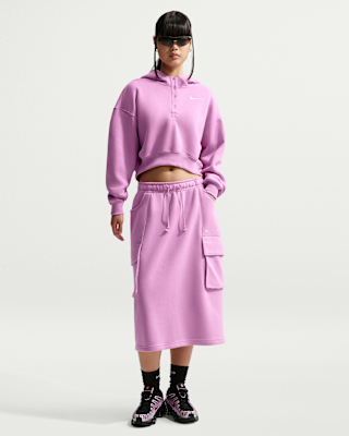 Женская юбка Nike Sportswear Phoenix Fleece Cargo Midi Skirt