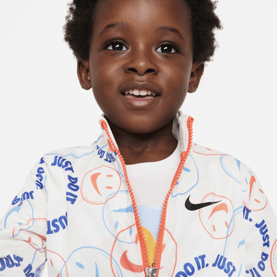 Nike Smiley Swoosh Printed Tricot Set Toddler Tracksuit