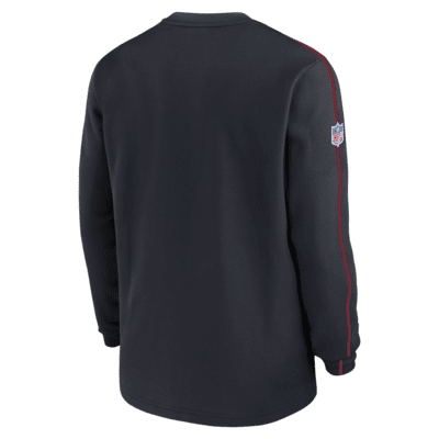 Houston Texans Logo Coach Men’s Nike NFL Long-Sleeve Top