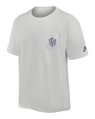 Мужская футболка LSU Legacy Max90 Pocket 2-Hit Nike College