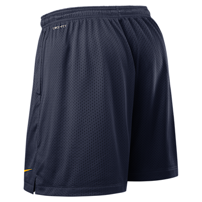 Shorts universitarios Nike Dri-FIT para hombre West Virginia Sideline Reversible