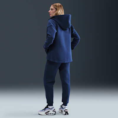 FFF Tech Windrunner Nike Soccer hosszú cipzáras, kapucnis női polárpulóver