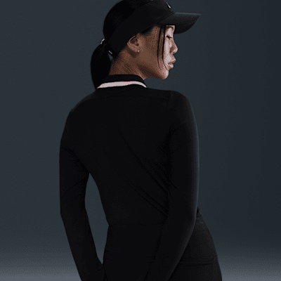 Polo de golf de manga larga Dri-FIT con protección contra los rayos UV para mujer Nike Tour