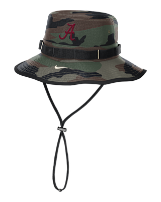 Мужские  Alabama 2025 Military Appreciation Boonie Nike Dri-FIT College Bucket Hat